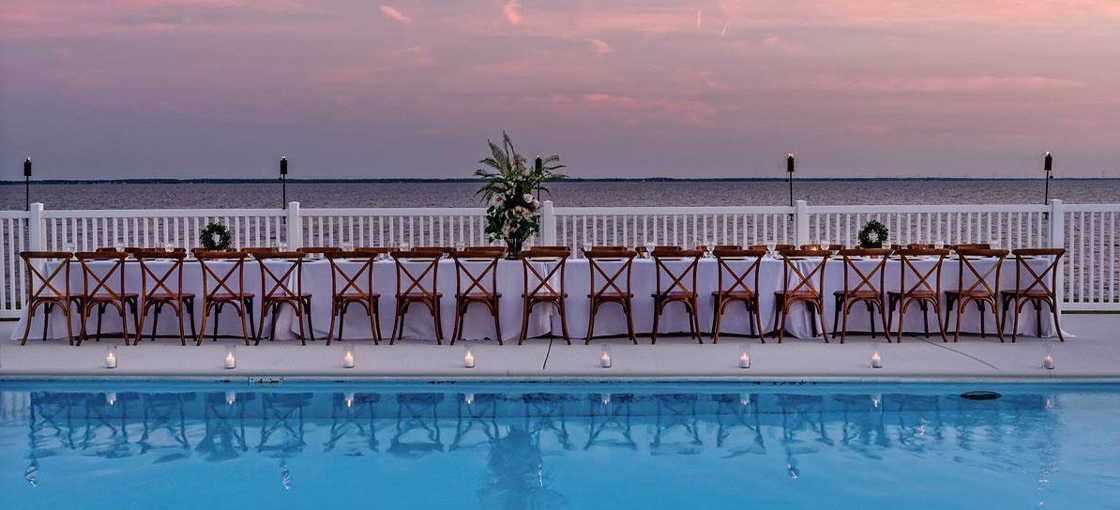 Events Place with view of the water in Edenton